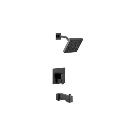 Moen 90 Degree M-CORE 2 Series Tub & Shower Trim in Matte Black UTS2713EPBL